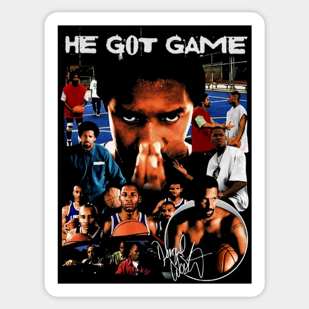 He Got Game Sticker by ziontherebel